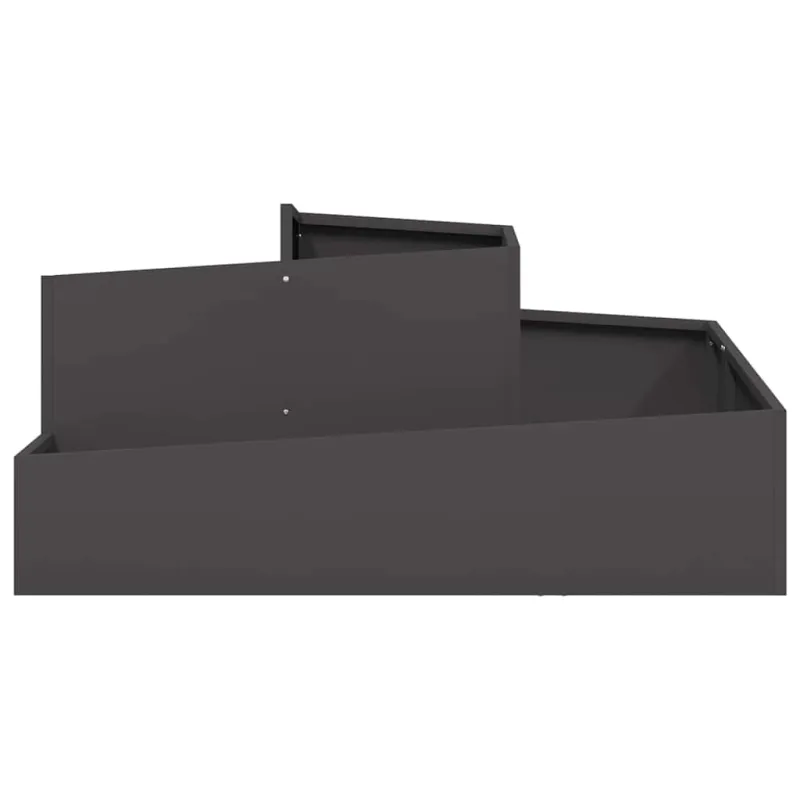 Sodo vazonas Juoda 100 x 100 x 50 cm Šaltai valcuotas plienas
