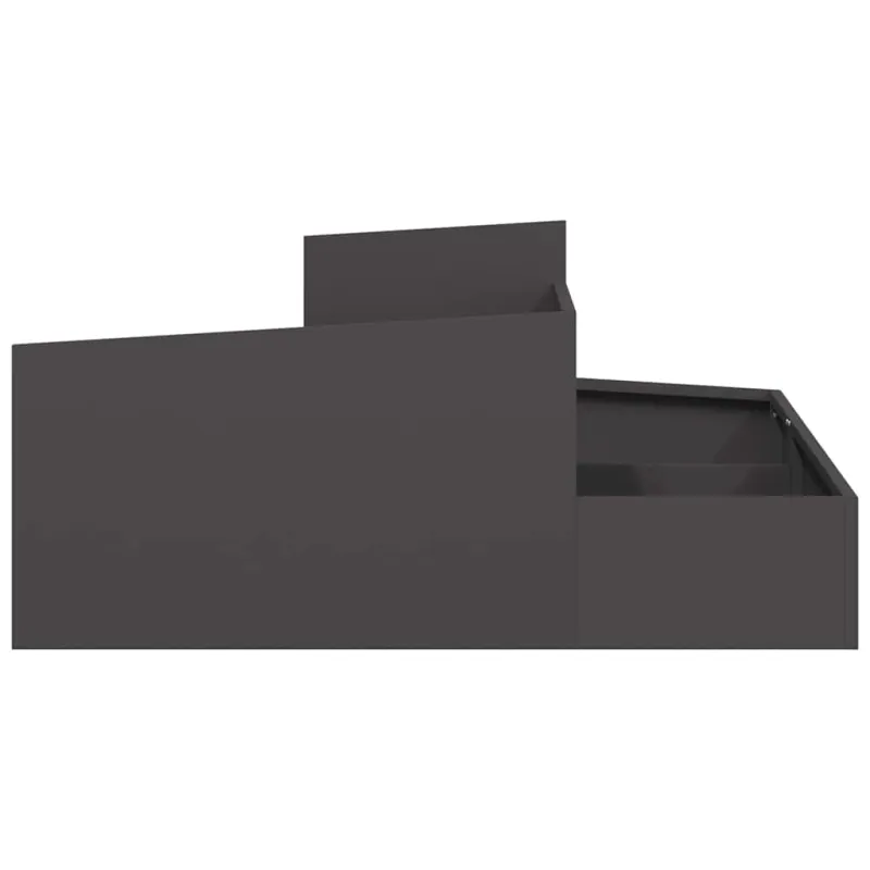 Sodo vazonas Juoda 100 x 100 x 50 cm Šaltai valcuotas plienas