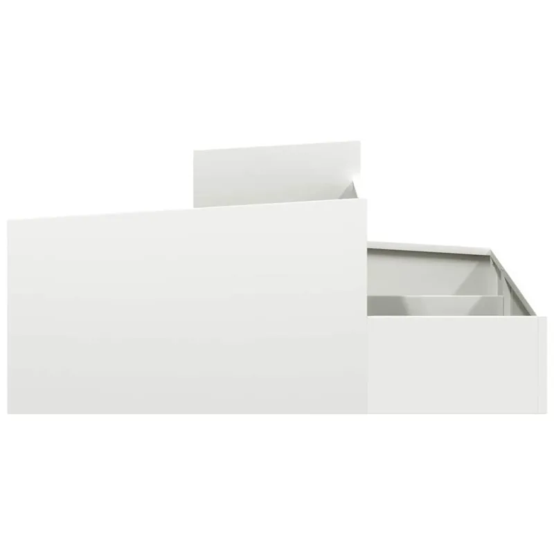 Sodo vazonas Balta 100 x 100 x 50 cm Šaltai valcuotas plienas