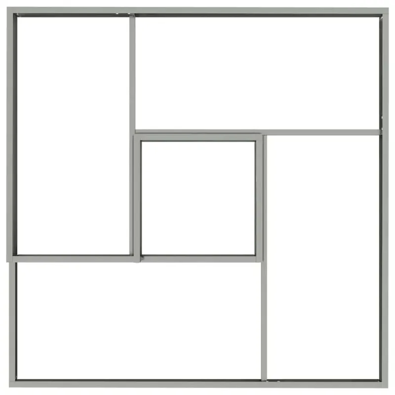 Sodo vazonas Sidabro 100 x 100 x 50 cm Cinkuota plienas