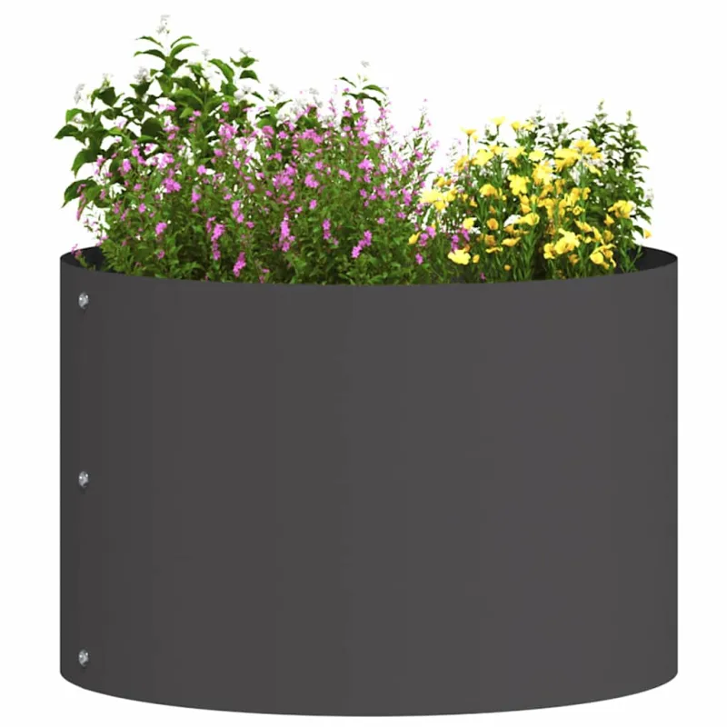 Vazonų žiedas Juoda 30 x 30 x 20 cm Šaltai valcuotas plienas