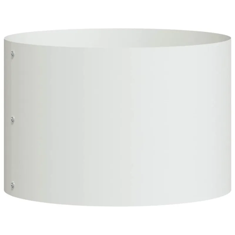 Vazonų žiedas Balta 30 x 30 x 20 cm Šaltai valcuotas plienas