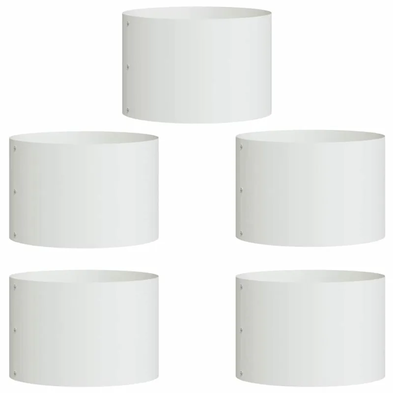 Vazonų žiedas 5 pcs Balta 30 x 30 x 20 cm