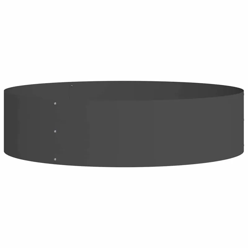 Vazonų žiedas Juoda 80 x 80 x 20 cm Šaltai valcuotas plienas