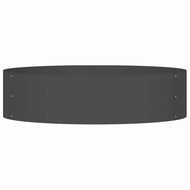 Vazonų žiedas Juoda 80 x 80 x 20 cm Šaltai valcuotas plienas