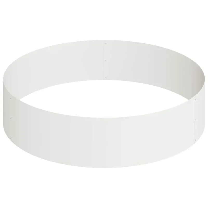 Sodo vazonas Balta 90 x 90 x 20 cm Šaltai valcuotas plienas