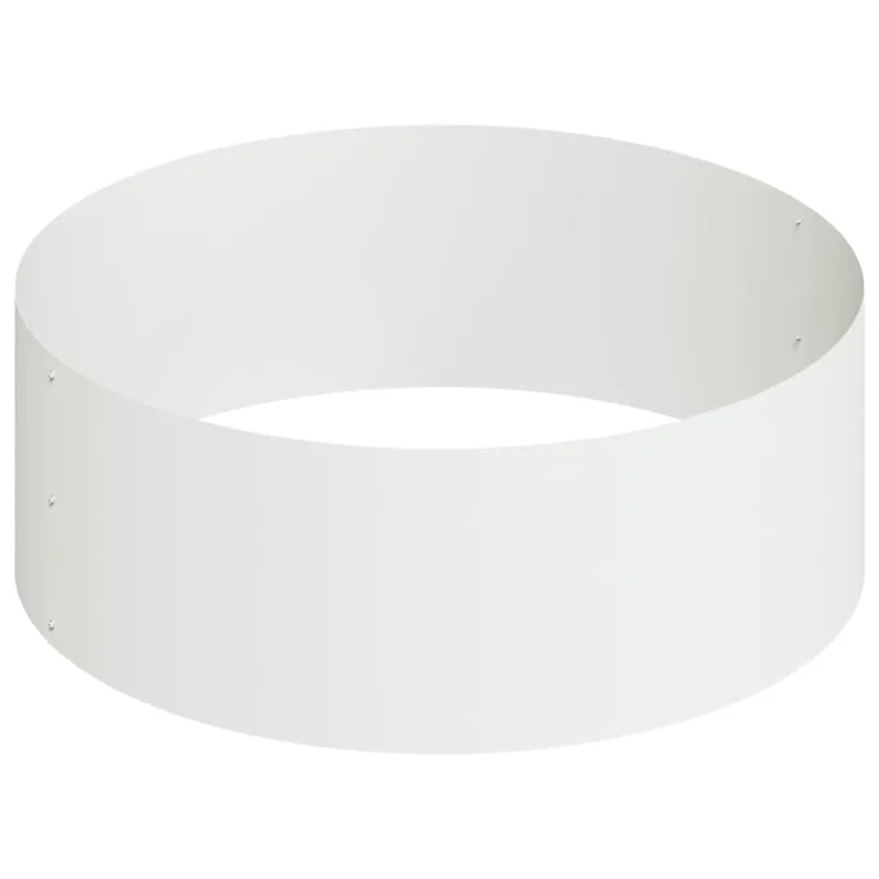 Sodo vazonas Balta 90 x 90 x 20 cm Šaltai valcuotas plienas