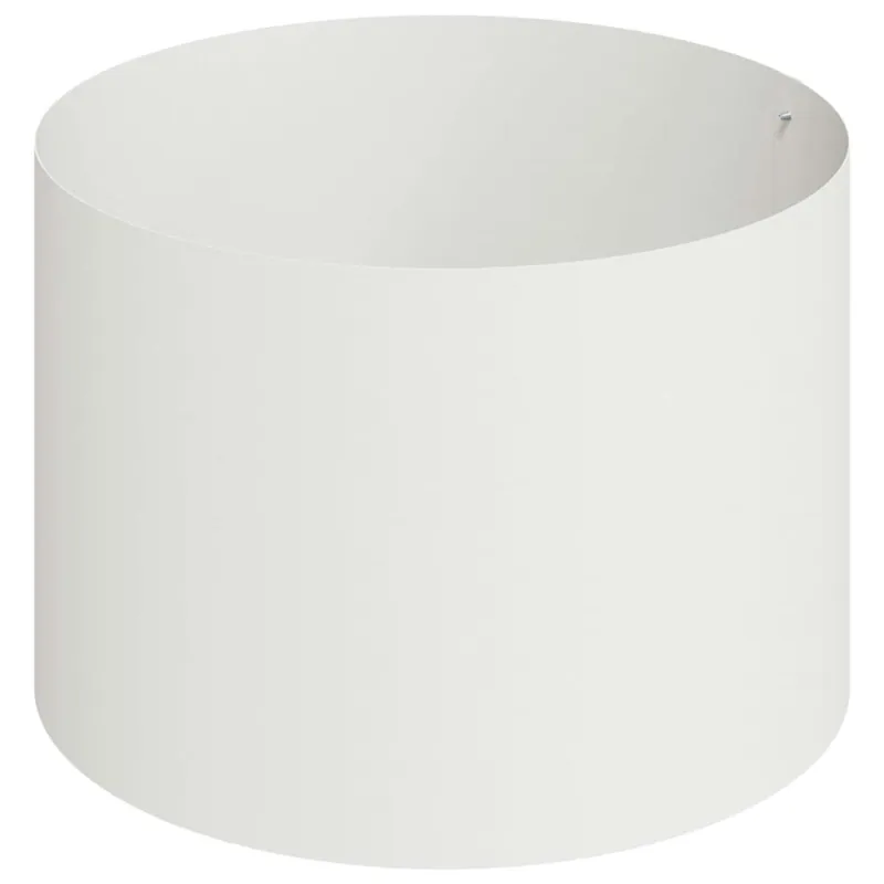 Sodo vazonas Balta 90 x 90 x 20 cm Šaltai valcuotas plienas
