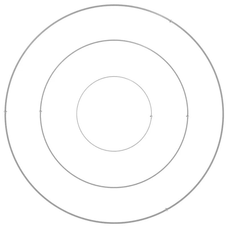 Sodo vazonas Sidabro 90 x 90 x 20 cm Nerūdijantis Plienas