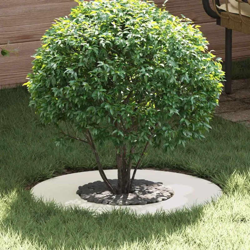 tinkamas plokštiems medžio žiedams 5 pcs Balta Ø30 / 60 cm
