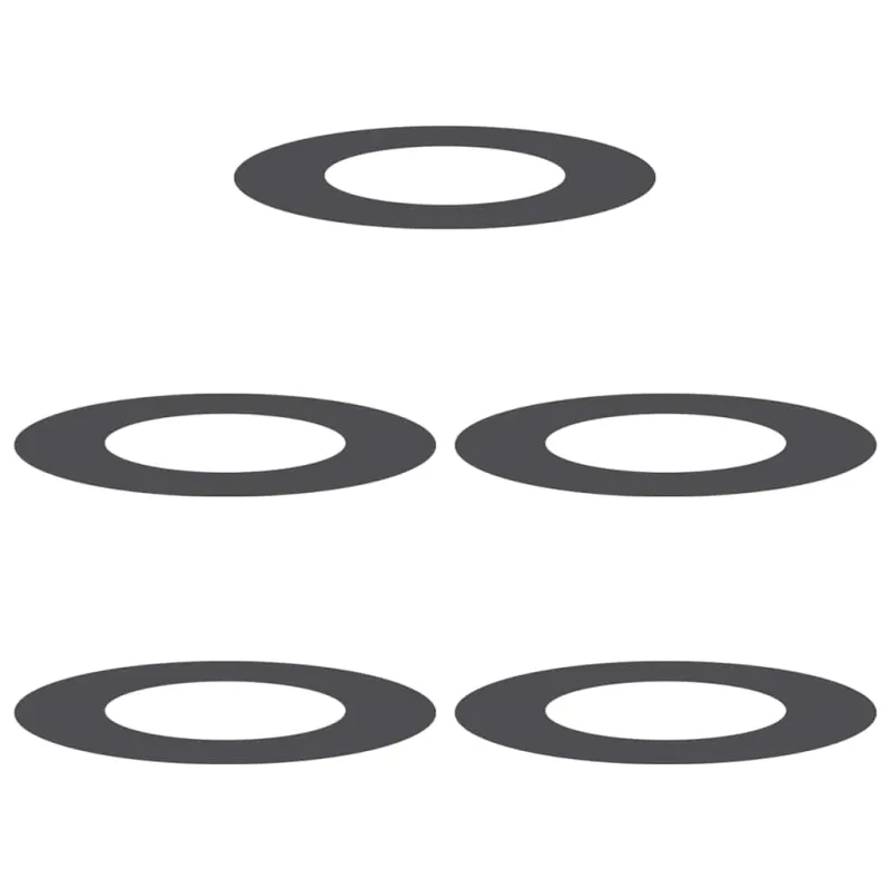 tinkamas plokštiems medžio žiedams 5 pcs Juoda Ø40 / 70 cm
