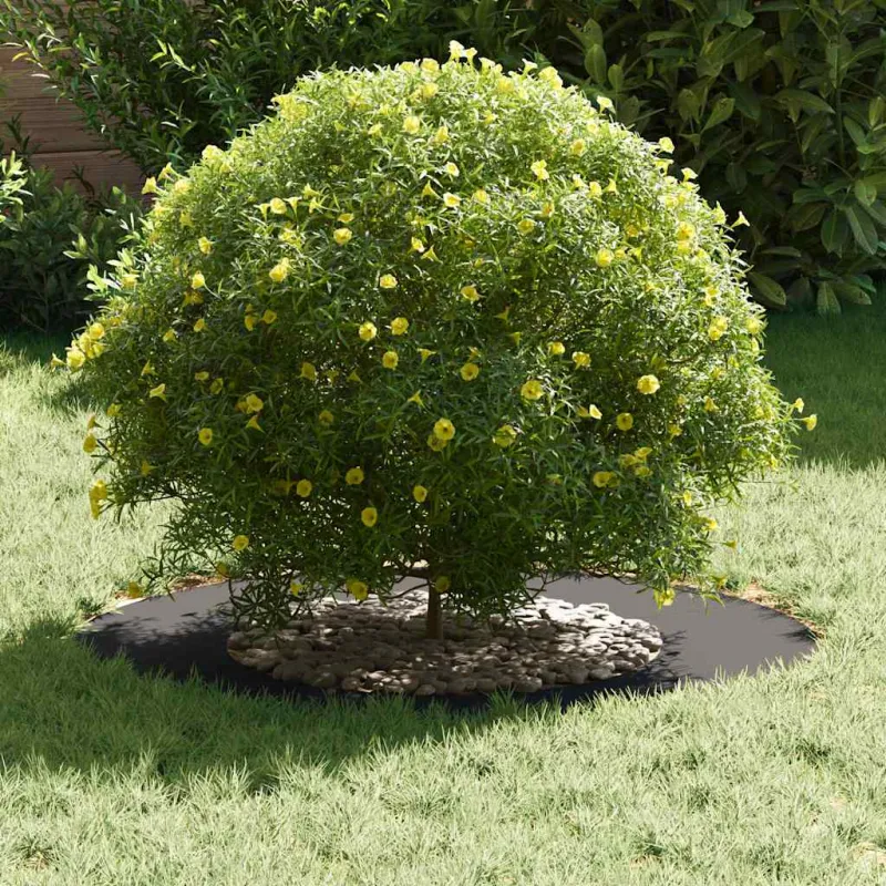 tinkamas plokštiems medžio žiedams 5 pcs Juoda Ø40 / 70 cm