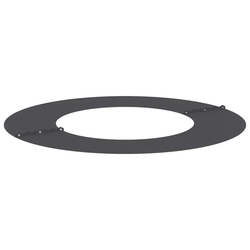 tinkamas plokštiems medžio žiedams 5 pcs Juoda Ø40 / 70 cm