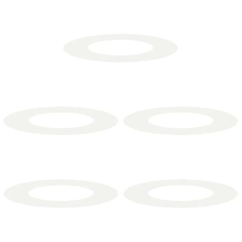 tinkamas plokštiems medžio žiedams 5 pcs Balta Ø40 / 70 cm
