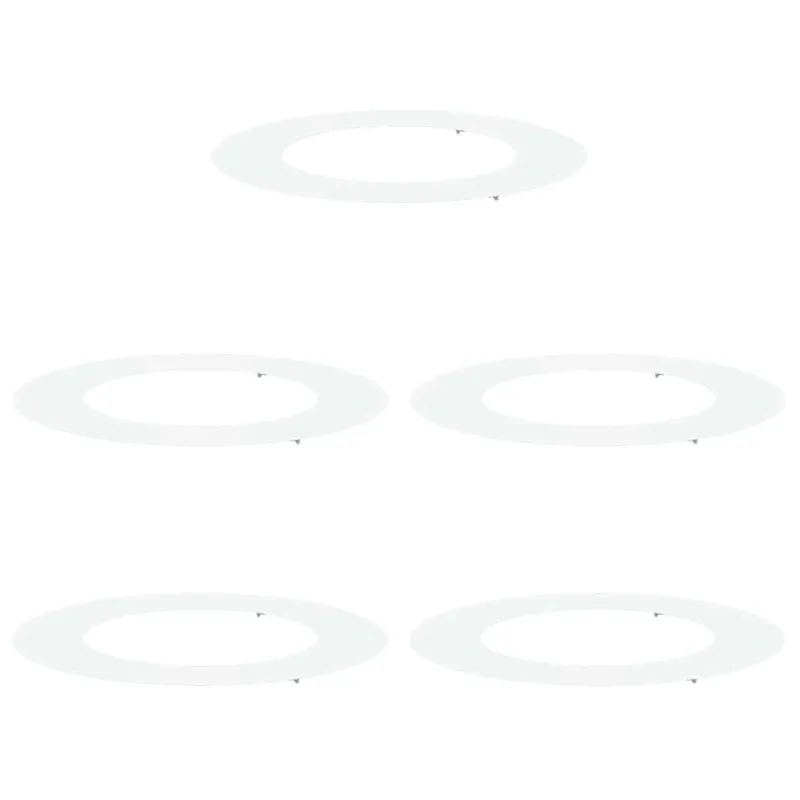 tinkamas plokštiems medžio žiedams 5 pcs Balta Ø50 / 80 cm