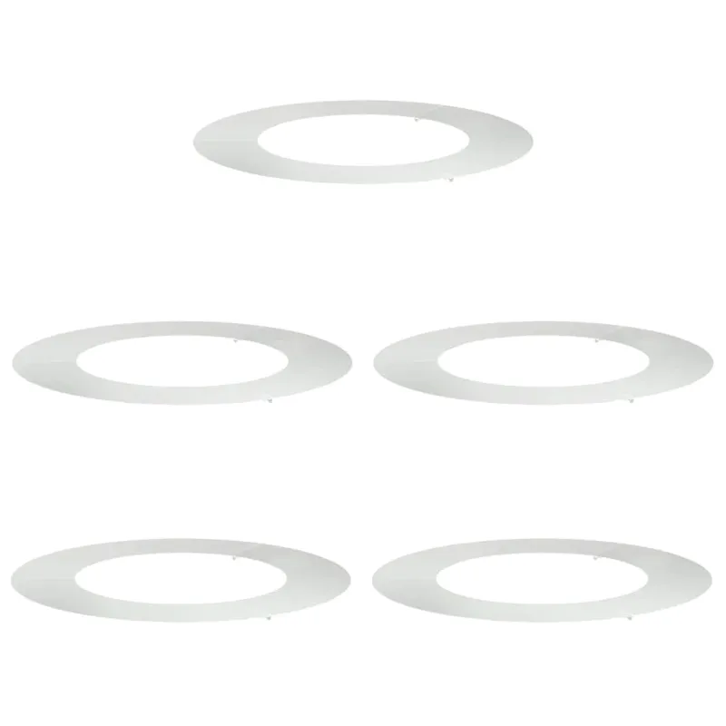 tinkamas plokštiems medžio žiedams 5 pcs Sidabro Ø50 / 80 cm