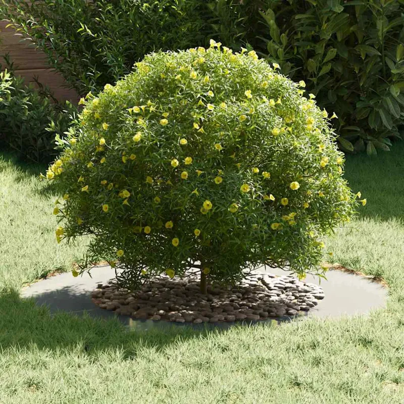 tinkamas plokštiems medžio žiedams 5 pcs Sidabro Ø50 / 80 cm