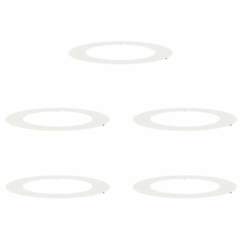 tinkamas plokštiems medžio žiedams 5 pcs Balta Ø60 / 90 cm