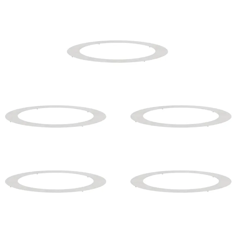 tinkamas plokštiems medžio žiedams 5 pcs Sidabro Ø90 / 120 cm