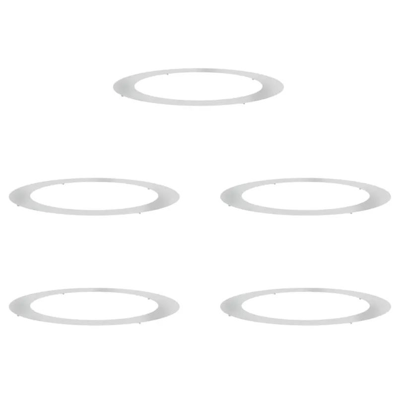 tinkamas plokštiems medžio žiedams 5 pcs Sidabro Ø90 / 120 cm