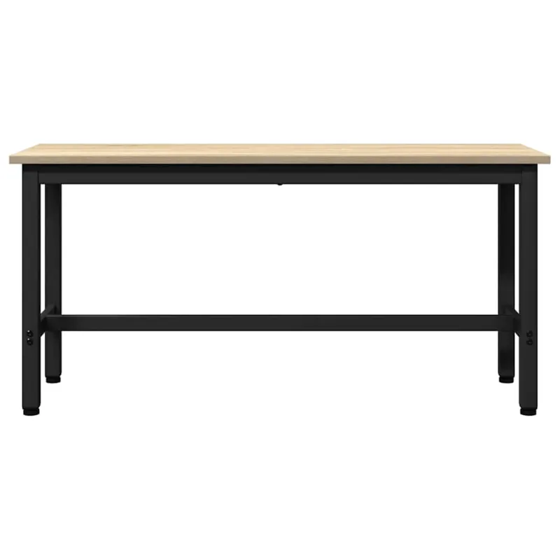 Valgomojo suolas 2 pcs Sonoma ąžuolas 100 x 32,5 x 48,5 cm