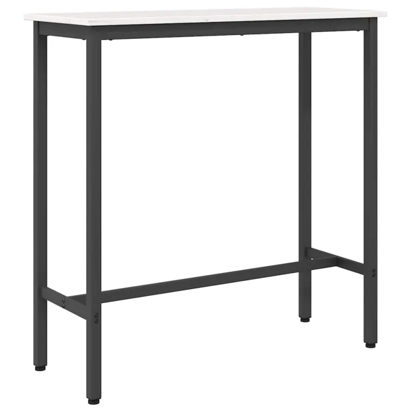 staliuku Balta 100 x 40 x 101 cm Inžinerinė mediena ir plienas