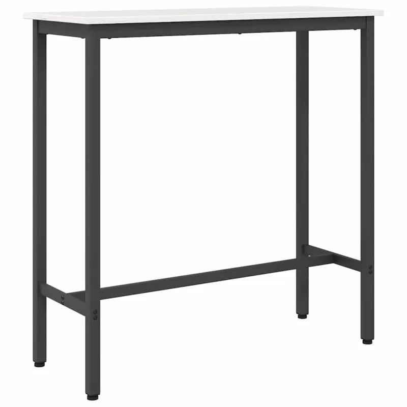 staliuku Balta 100 x 40 x 101 cm Inžinerinė mediena ir plienas