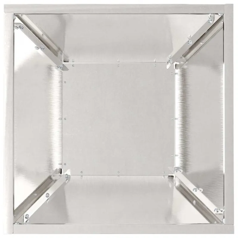 Sodo vazonas 5 pcs Sidabro 35 x 35 x 15 cm Nerūdijantis Plienas
