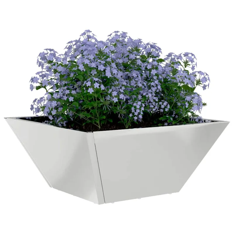 Sodo vazonas 5 pcs Sidabro 35 x 35 x 15 cm Cinkuota plienas