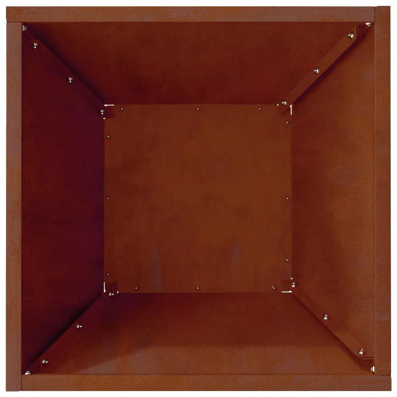 Sodo vazonas Rūdijanti 35 x 35 x 15 cm