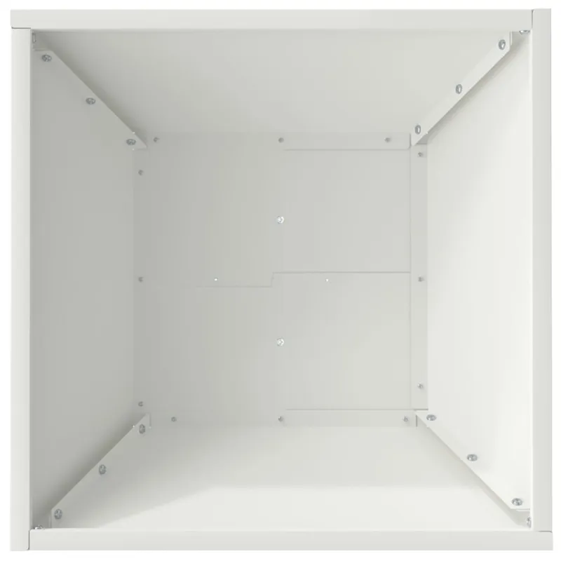 Sodo vazonas Balta 40 x 40 x 15 cm Šaltai valcuotas plienas