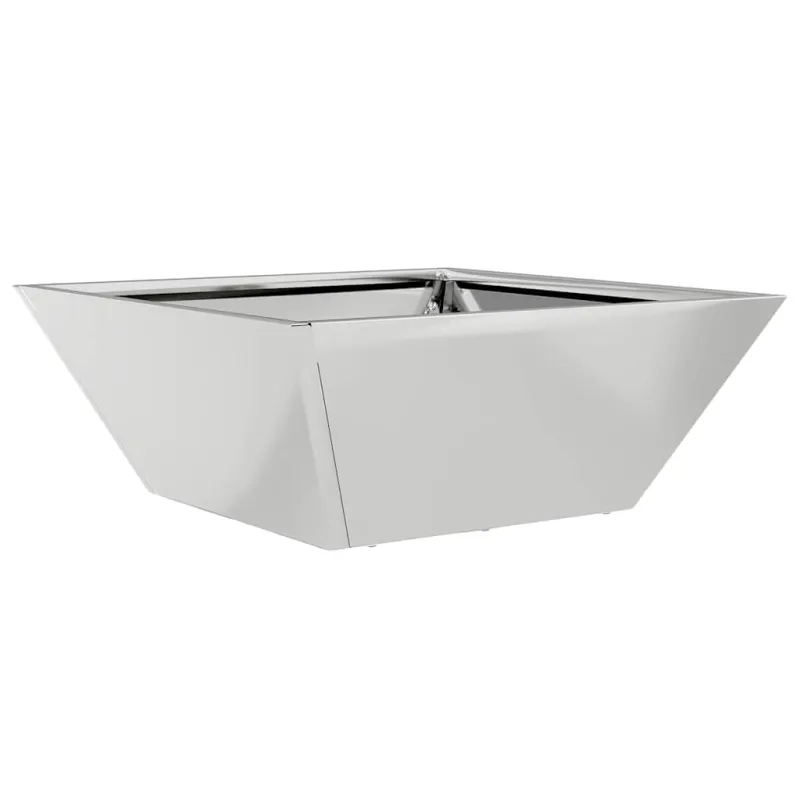Sodo vazonas 5 pcs Sidabro 40 x 40 x 15 cm Cinkuota plienas