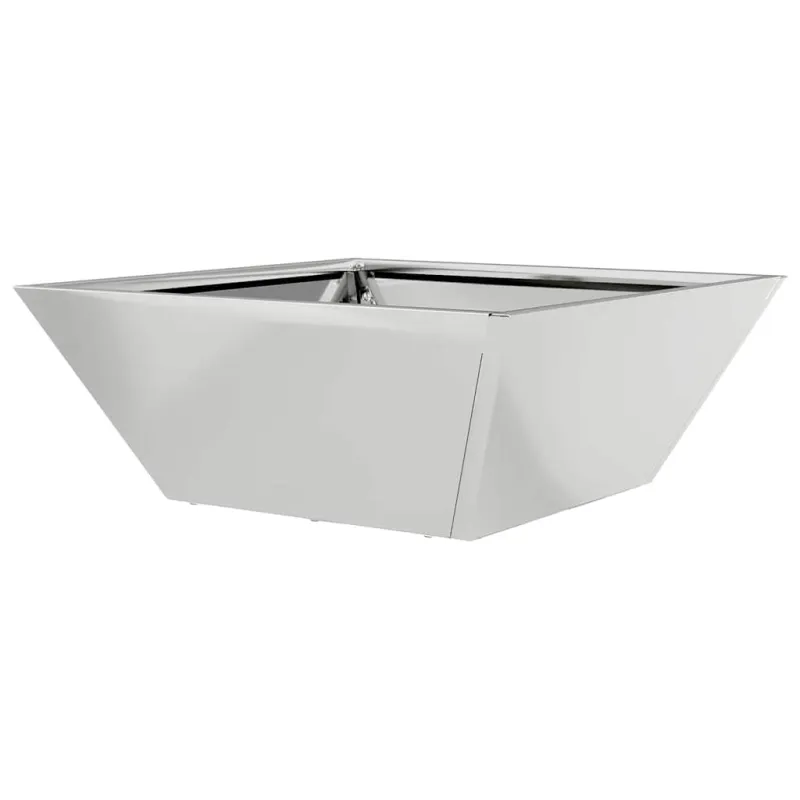 Sodo vazonas 5 pcs Sidabro 40 x 40 x 15 cm Cinkuota plienas