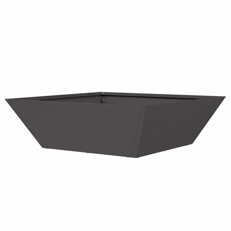 Sodo vazonas Juoda 50 x 50 x 15 cm Šaltai valcuotas plienas