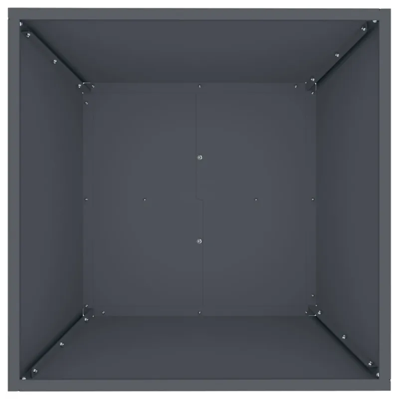 Sodo vazonas 5 pcs Antracitas 50 x 50 x 15 cm