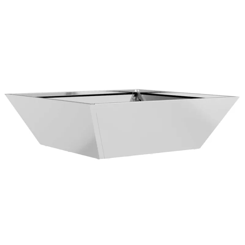 Sodo vazonas 5 pcs Sidabro 50 x 50 x 15 cm Cinkuota plienas