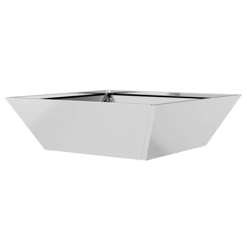 Sodo vazonas 5 pcs Sidabro 50 x 50 x 15 cm Cinkuota plienas