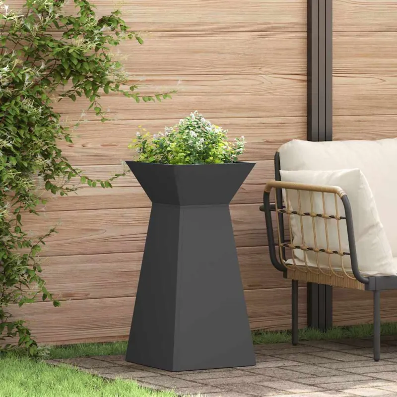 Stulpinis sodinukas 2 pcs Juoda 35 x 35 x 73 cm