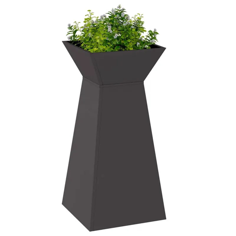 Stulpinis sodinukas 2 pcs Juoda 35 x 35 x 73 cm