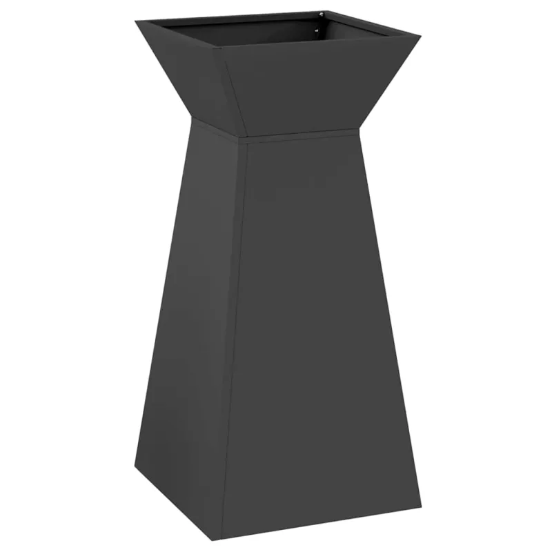 Stulpinis sodinukas 2 pcs Juoda 35 x 35 x 73 cm