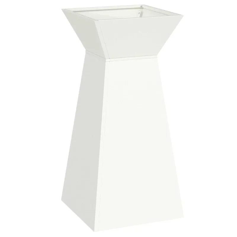 Stulpinis sodinukas 2 pcs Balta 35 x 35 x 73 cm