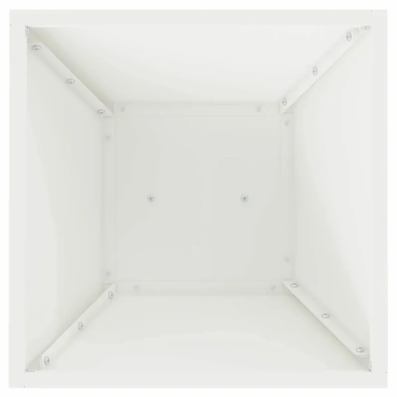 Stulpinis sodinukas 2 pcs Balta 35 x 35 x 73 cm