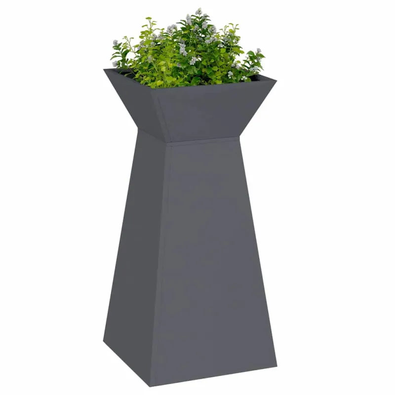 Stulpinis sodinukas 2 pcs Antracitas 35 x 35 x 73 cm