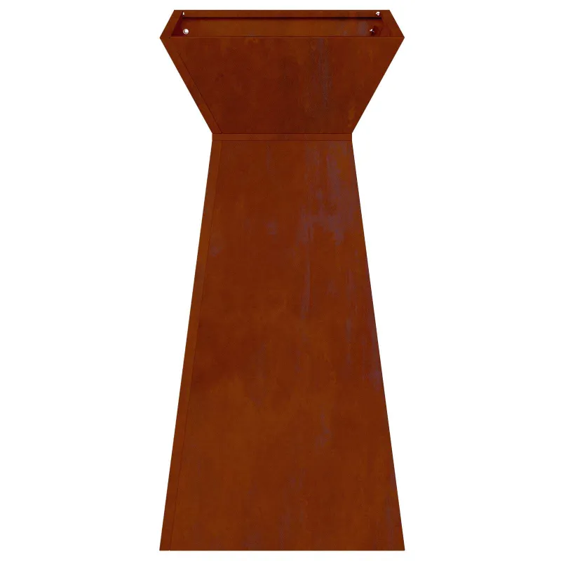 Stulpinis sodinukas 2 pcs Sidabro 35 x 35 x 73 cm