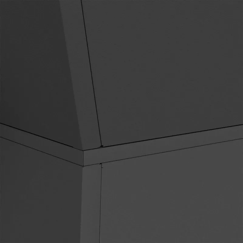 Stulpinis sodinukas Juoda 40 x 40 x 100 cm