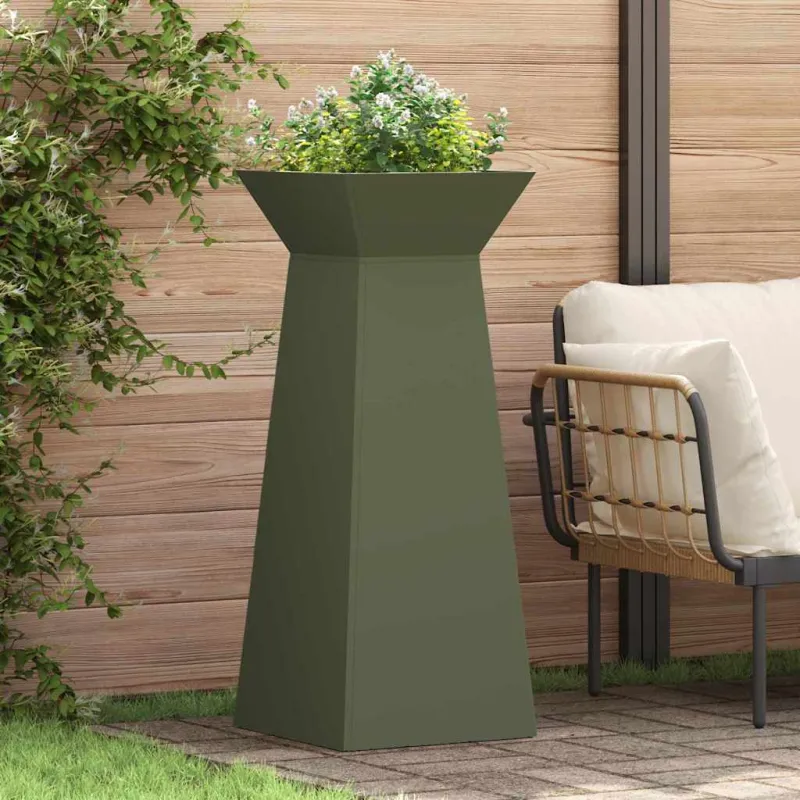 Stulpinis sodinukas 2 pcs Alyvuogių 40 x 40 x 100 cm
