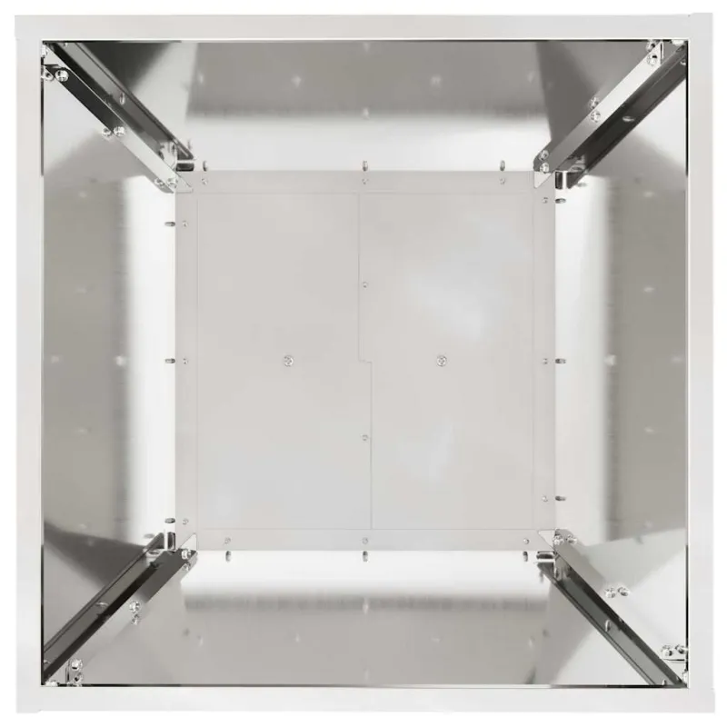Stulpinis sodinukas 2 pcs Sidabro 40 x 40 x 100 cm