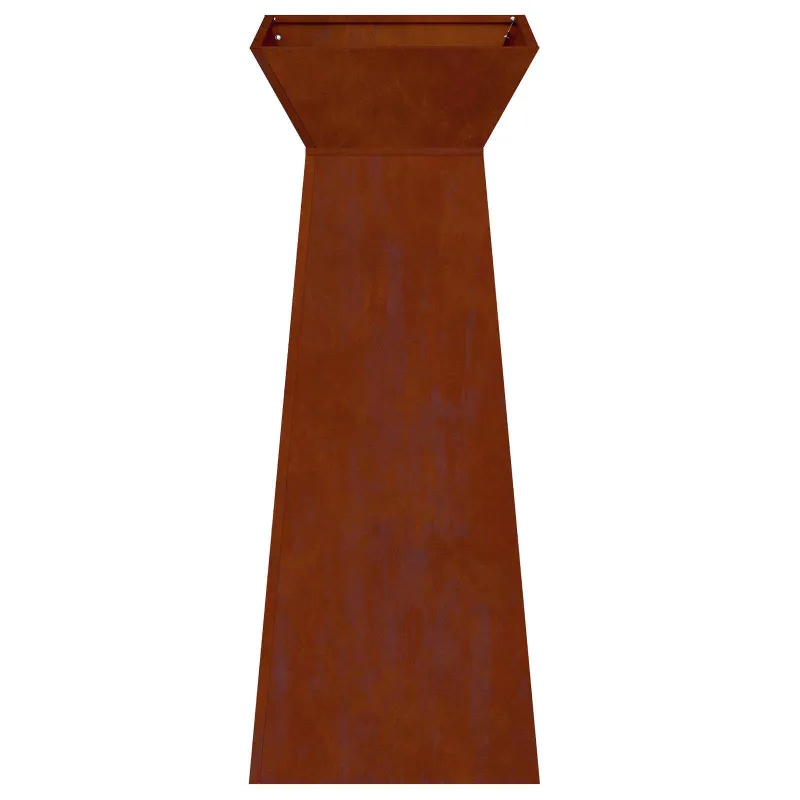 Stulpinis sodinukas 2 pcs Sidabro 40 x 40 x 100 cm