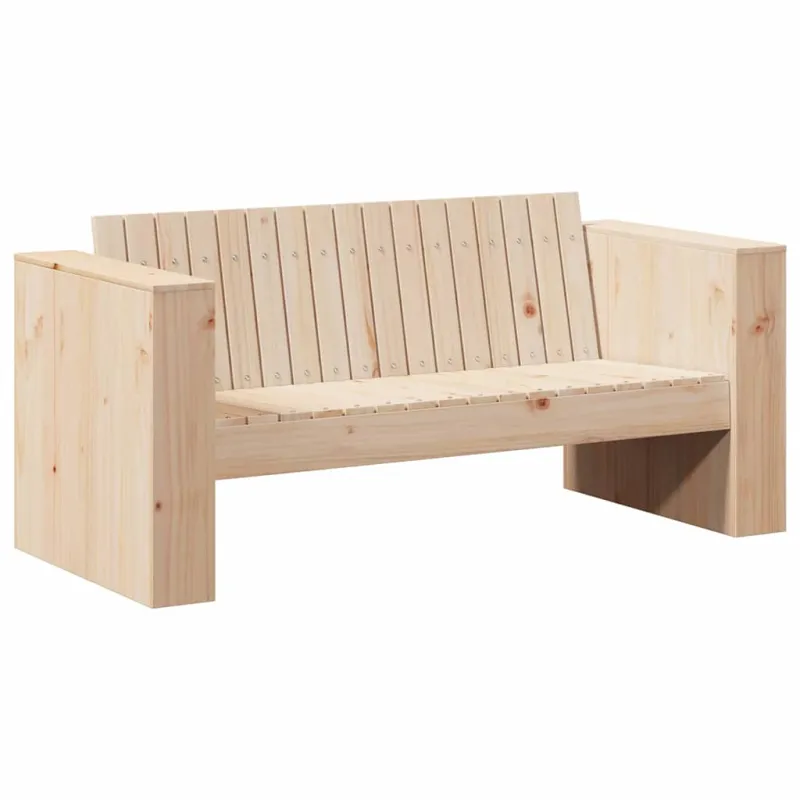 Sodo sofa Natūrali 134 x 60 x 62 cm Kietos pušies mediena