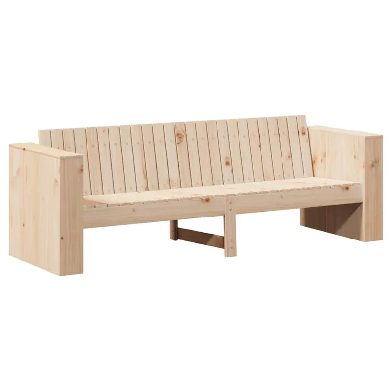 Sodo sofa Natūrali 185,5 x 60 x 62 cm Kietos pušies mediena